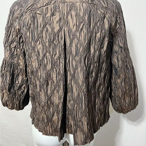 Carlisle Women's Brown Quilted Jacket Size 6 - Picture 2 of 6